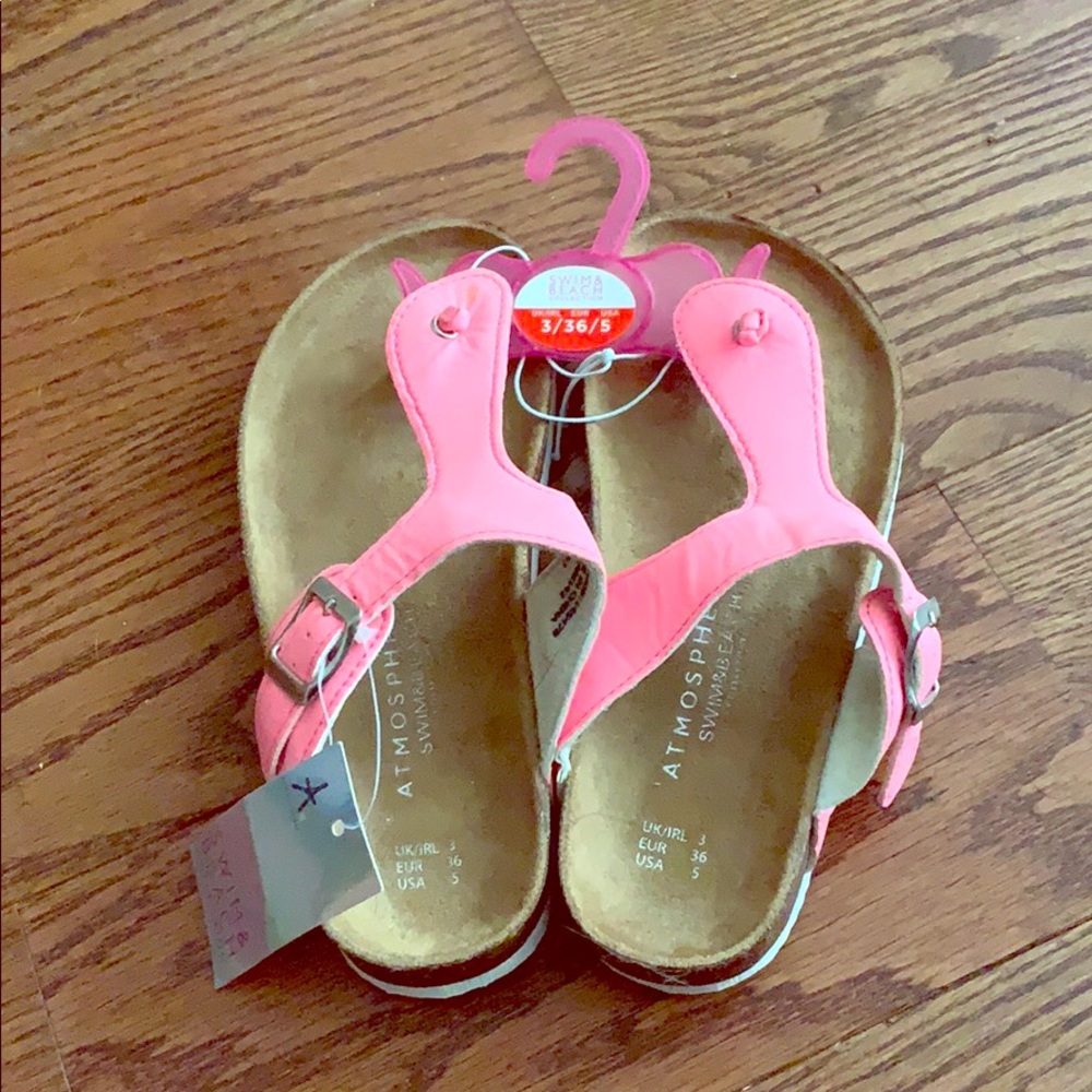 Atmosphere Swim & Beach Collection Pink Sandals